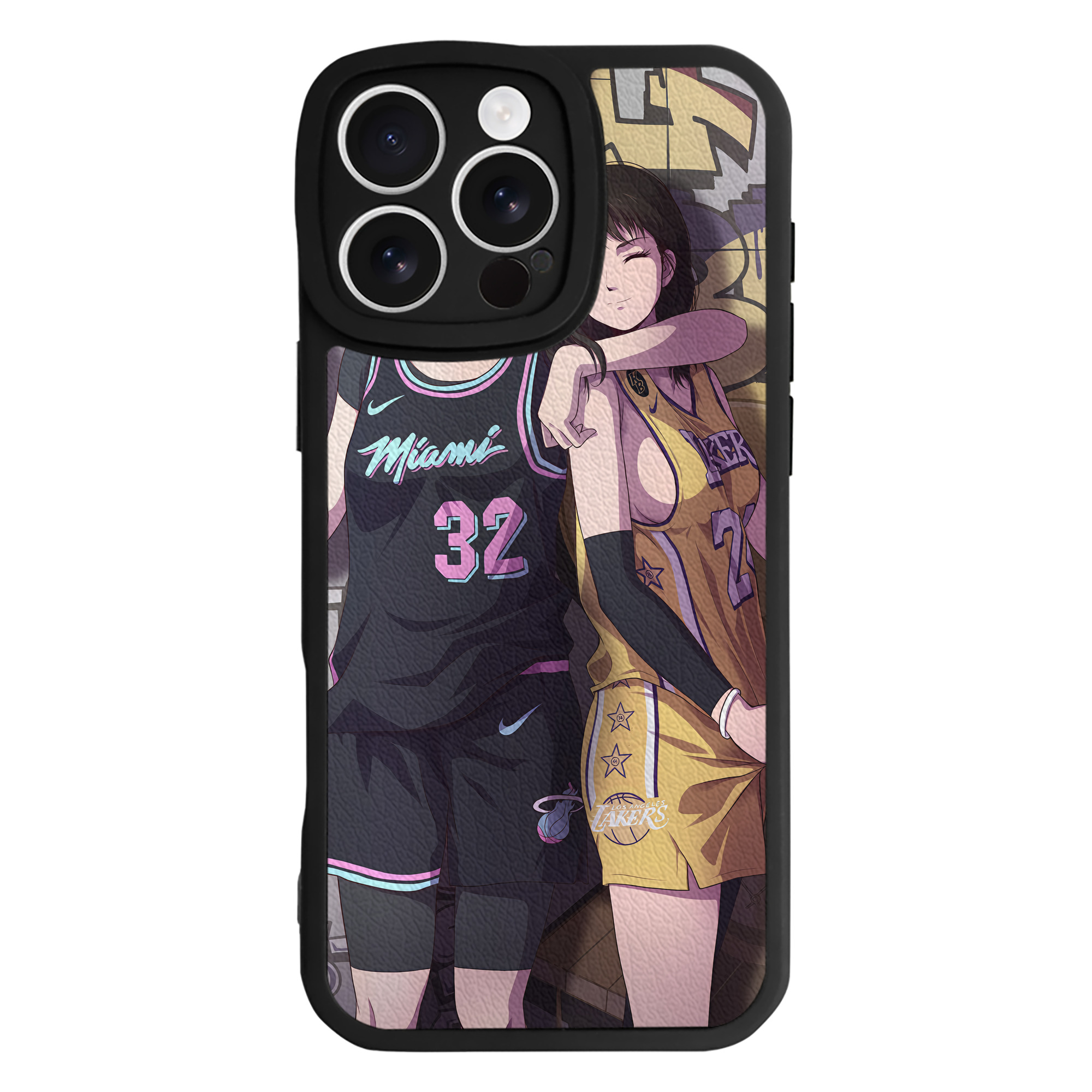 （画像用） SLAM DUNK／スラムダンク 【iPhone 16シリーズ対応】シリコンスマホケース（レザー調） 材質：シリコン